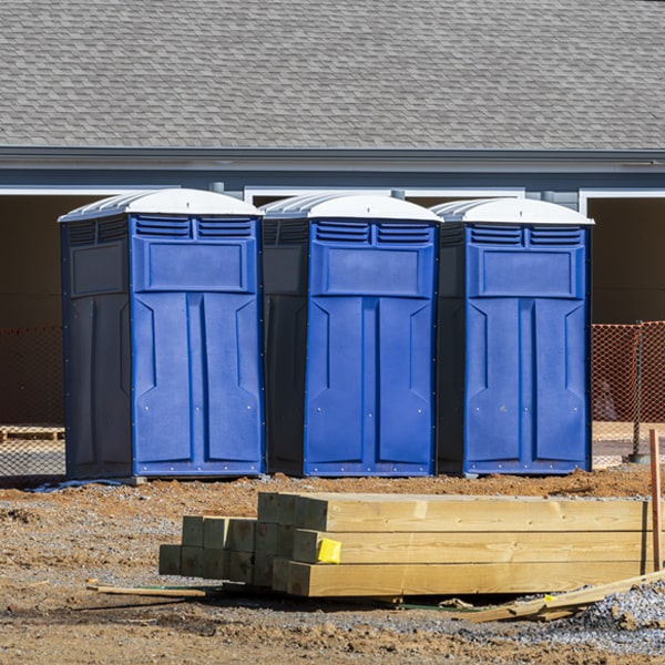 is there a specific order in which to place multiple portable toilets in Woolrich